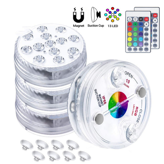 Buy 13 LED Submersible Light – Suction Cup & RF Remote Control globalswanky 03