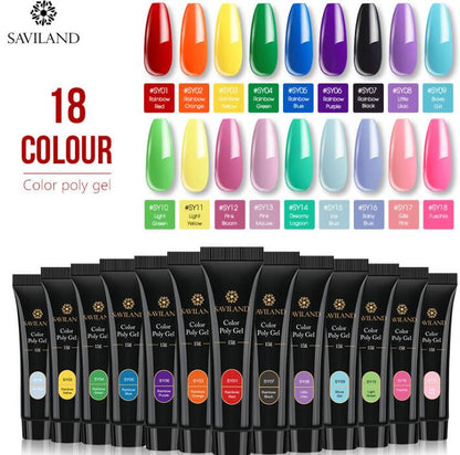 Buy 15g Colored Crystal Nail Extension Glue Durable and Strong globalswanky 01