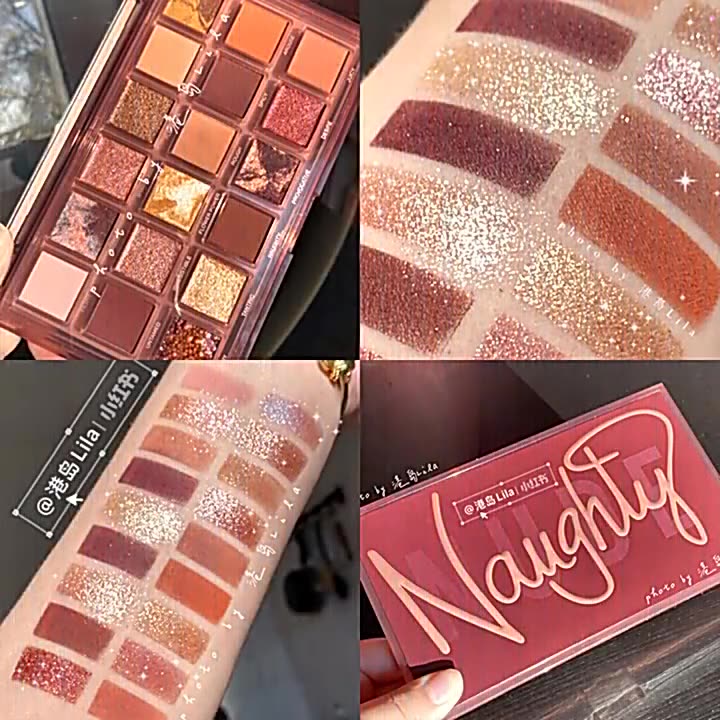 Buy 18-Color Lazy Matte Eye Shadow Palette - Bold & Beautiful global swanky 2
