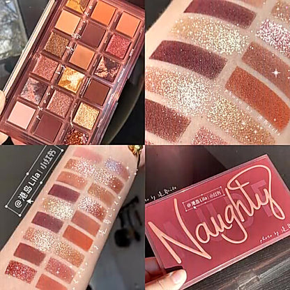 Buy 18-Color Lazy Matte Eye Shadow Palette - Bold & Beautiful global swanky 2