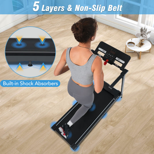 Buy 2.5HP Folding Walking Pad Treadmill with Incline Home Use global swanky 3