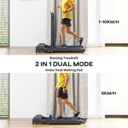 Buy 2.5HP Walking Pad Treadmill Folding Under Desk Remote Use global swanky 2