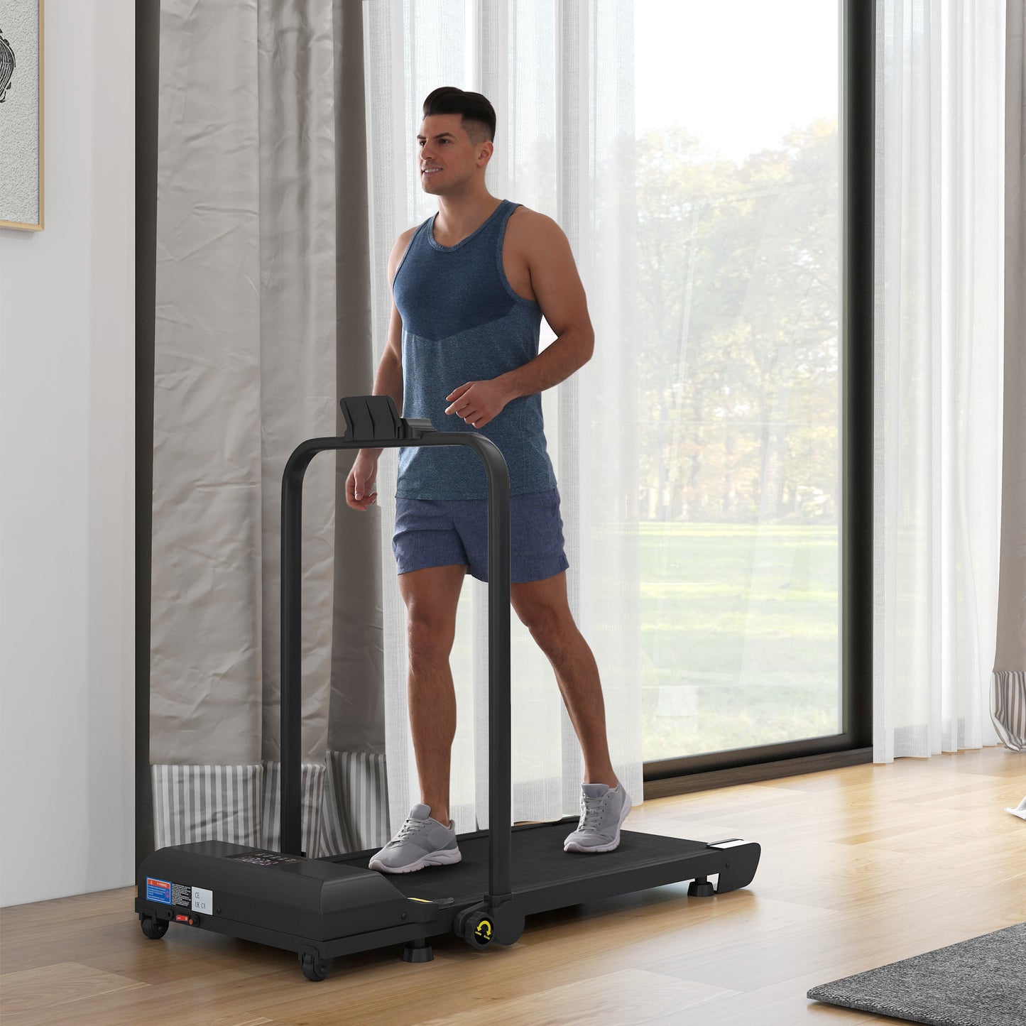Buy 2.5HP Walking Pad Treadmill Folding Under Desk Remote Use global swanky 3