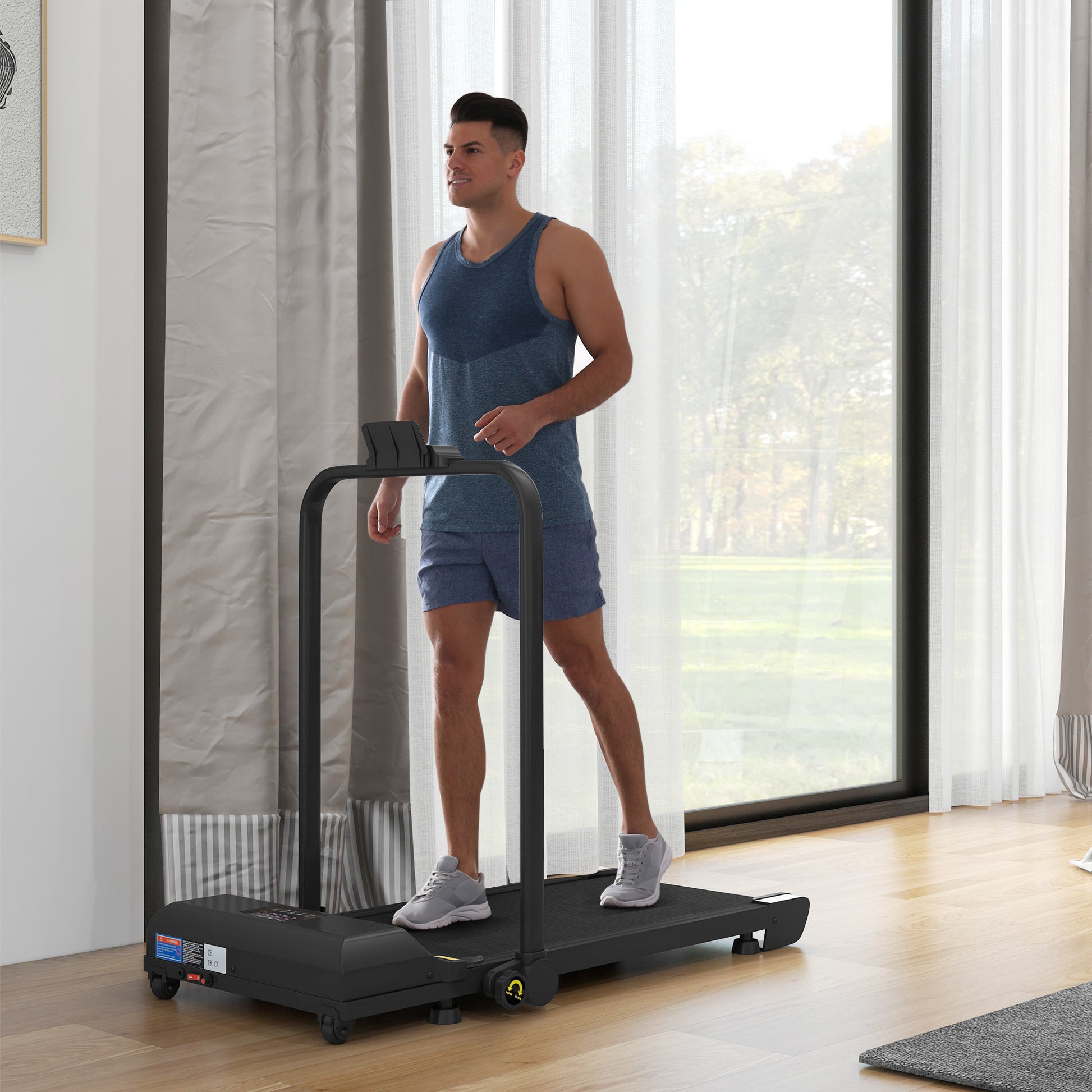 Buy 2.5HP Walking Pad Treadmill Folding Under Desk Remote Use global swanky 3