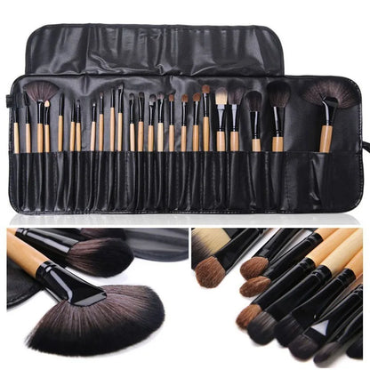 Buy 24 Pcs Professional Makeup Brushes Set Gift Bag for Cosmetics globalswanky 01