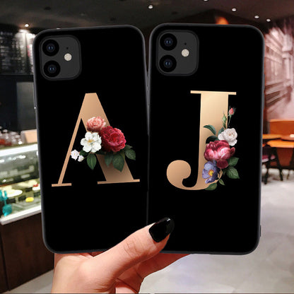 Buy 26 English Alphabet Silicone Phone Cases – Fun Mobile Covers globalswanky 01