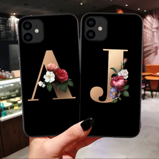 Buy 26 English Alphabet Silicone Phone Cases – Fun Mobile Covers globalswanky 01