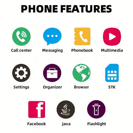 Buy 2G Mini Phone Dual SIM Dual Standby Compact Travel Design
Global swanky 3