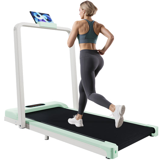 Buy 2 In 1 Home Office Treadmill with Remote LED Display Foldable global swanky 1