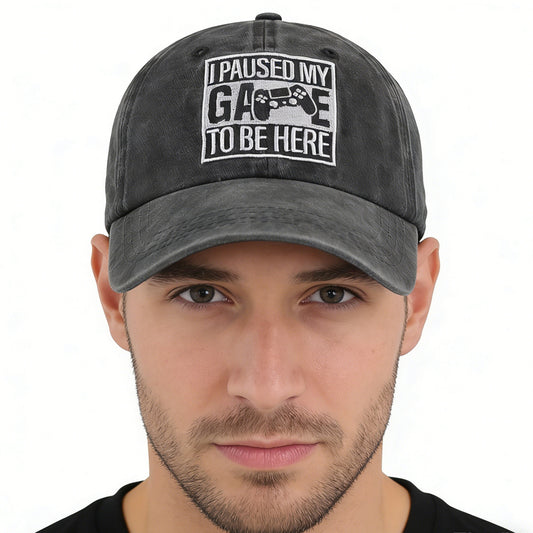 Buy 2pcs Adjustable Embroidered Gamer Baseball Cap for Men Women global swanky 2