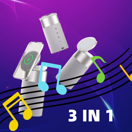 Buy 3-in-1 Wireless Charger iPhone AirPods Bluetooth Speaker Lamp global swanky 2