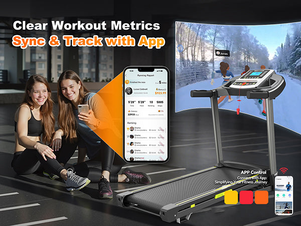 Buy 3.5HP Portable Foldable Treadmill with Handles and Slope global swanky 3