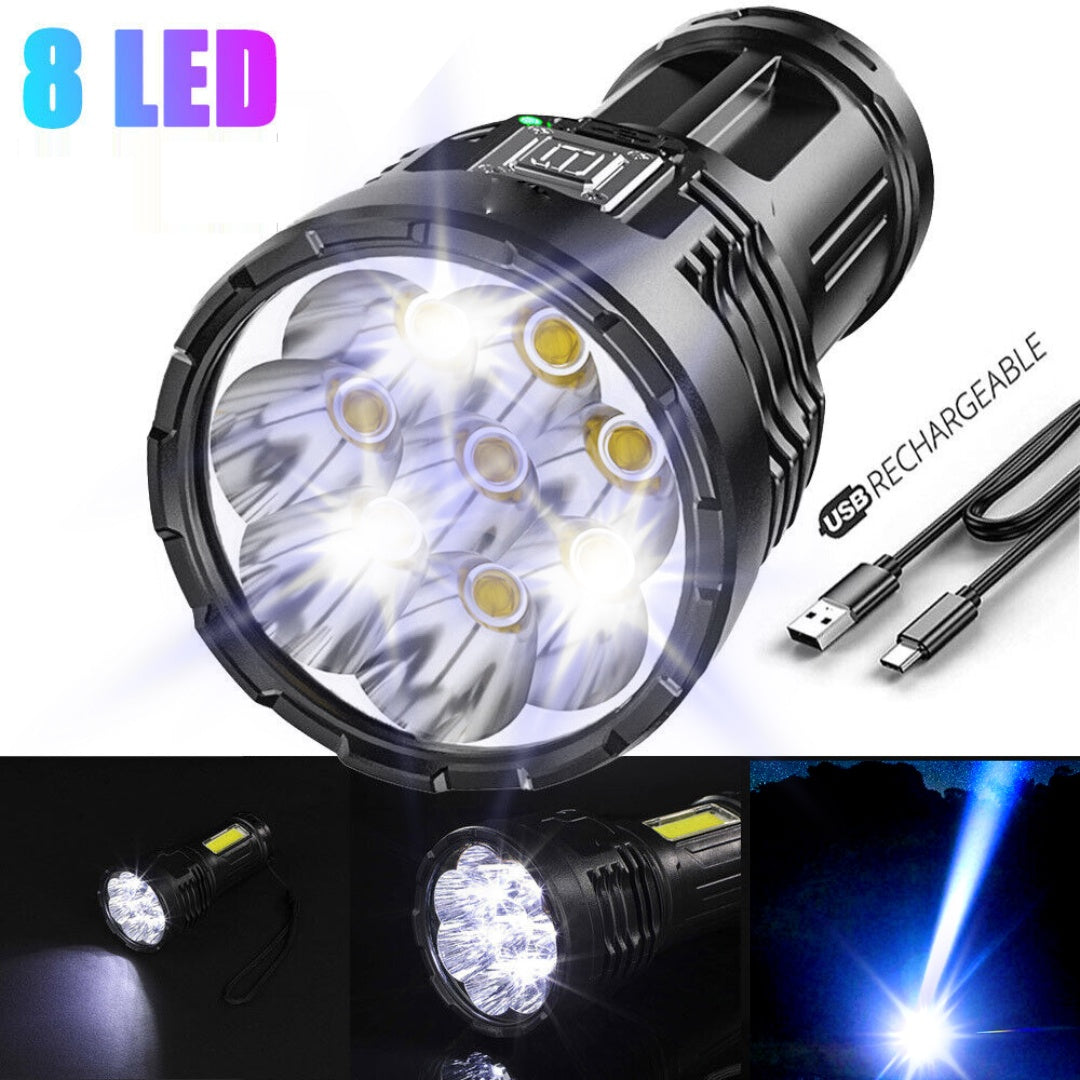 Buy 30W Super Bright LED Torch USB Rechargeable Flashlight Pro global swanky 2