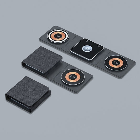 Buy 3 in 1 Magnetic Folding Wireless Charger for iPhone iWatch globalswanky 02
