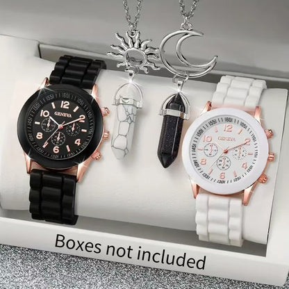 Buy 4-Piece Set Fashionable Best-Selling Classic Couple Watch
Global swanky 2