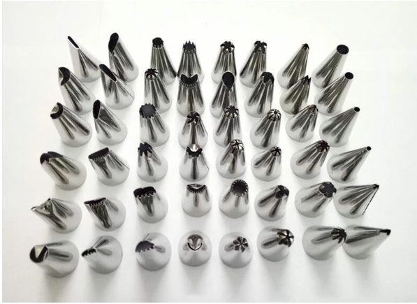 Buy 48 Stainless Steel Decorating Mouth for Cake and Pastry Tools global swanky 2
