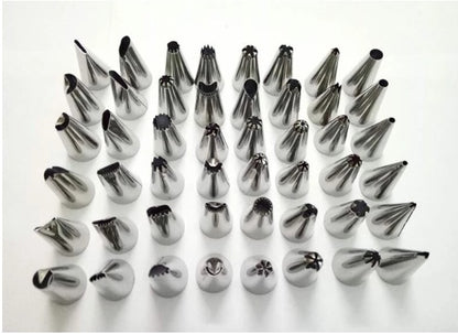 Buy 48 Stainless Steel Decorating Mouth for Cake and Pastry Tools global swanky 2