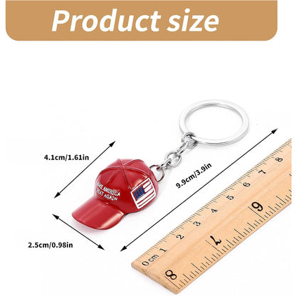 Buy 6PCS Trump Redcap Keychain Pendant Hanging Ornament Set Pro global swanky 2