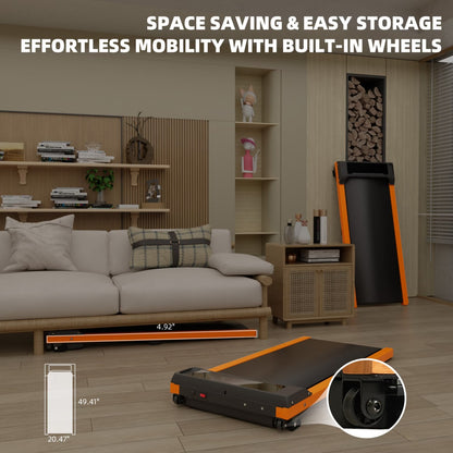 Buy 6 Incline Walking Pad Treadmill Under Desk Home Office Use global swanky 3