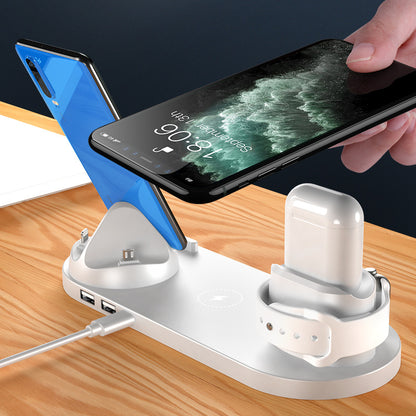 Buy 6 in 1 Wireless Charger for iPhone Phone Watch Fast Charging globalswanky 02