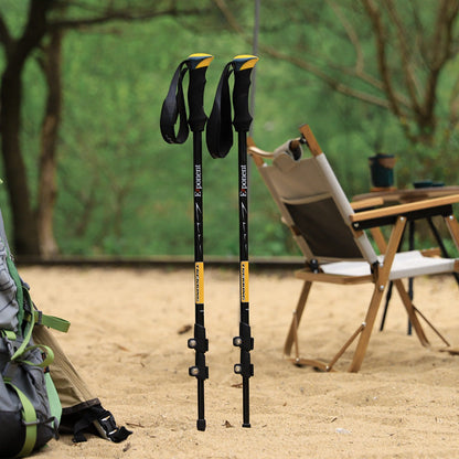 Buy 7075 Aluminum Alloy Telescopic Hiking Trekking Pole Gear global swanky 1