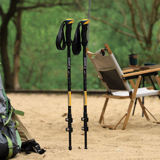 Buy 7075 Aluminum Alloy Telescopic Hiking Trekking Pole Gear global swanky 1