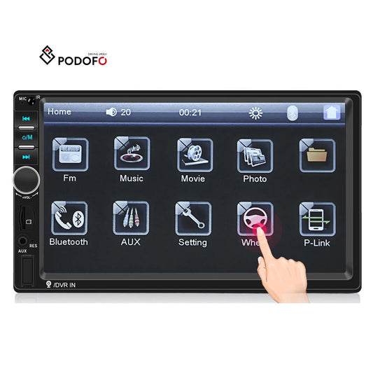 Buy 7 Inch Car Stereo with Bluetooth & Mirror Link Touch Screen global swanky 1