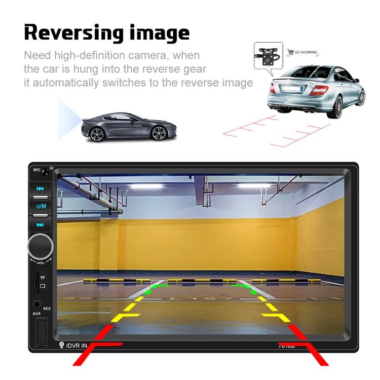 Buy 7 Inch Car Stereo with Bluetooth & Mirror Link Touch Screen global swanky 4