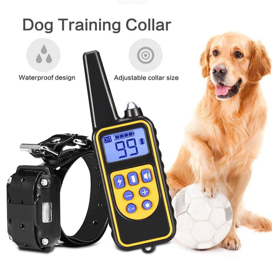Buy 800m Dog Training Collar with Shock Anti - Barking System globalswanky 01