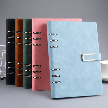 Buy A5 Loose Leaf Notebook Removable Notepad for Office Meetings global swanky 1