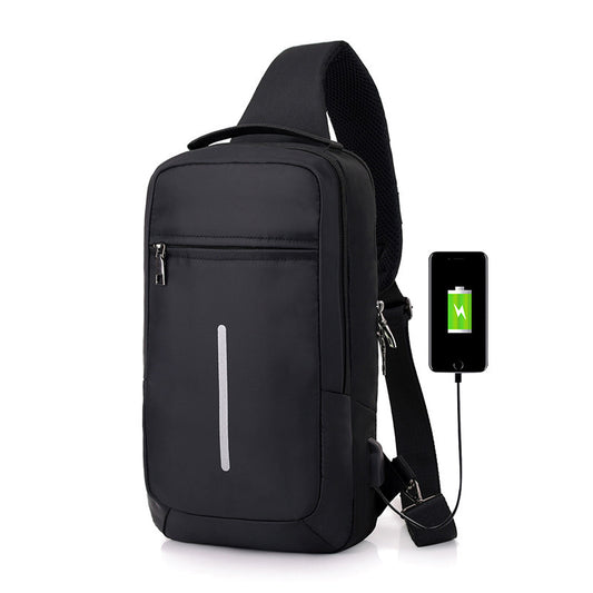 Buy Anti-theft USB Charging Chest Bag | Travel & Daily Carry global swanky 1