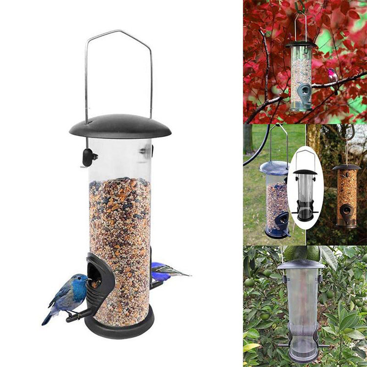 Buy Automatic Outdoor Bird Feeder – Portable Parrot Dispenser global swanky 1