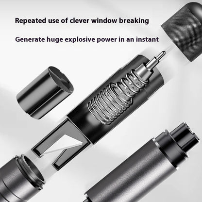 Buy Automobile Safety Hammer Window Breaker & Seat Belt Cutter global swanky 3