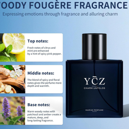 Buy Azure Men's Woody Cologne Perfume Fresh Long Lasting Spray global swanky 2