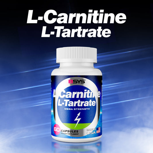 Buy BSYS L-Carnitine L-Tartrate 60's for Exercise and Vitality global swanky 1