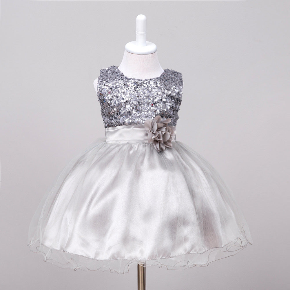 Buy Baby Sequin Dress Flower Girl Wedding Princess Dress Stylish
Global swanky 2