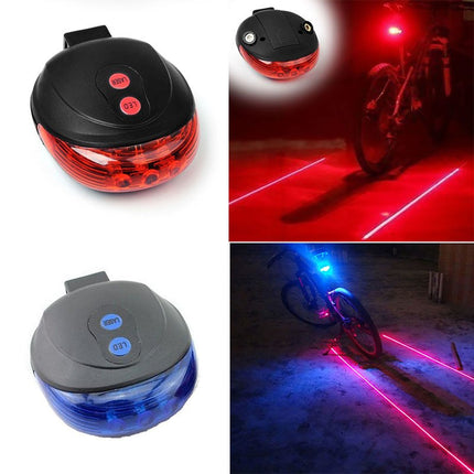 Buy Bicycle Tail Light 5LED 2Laser Waterproof Night Riding Lamp
global-swanky 3
