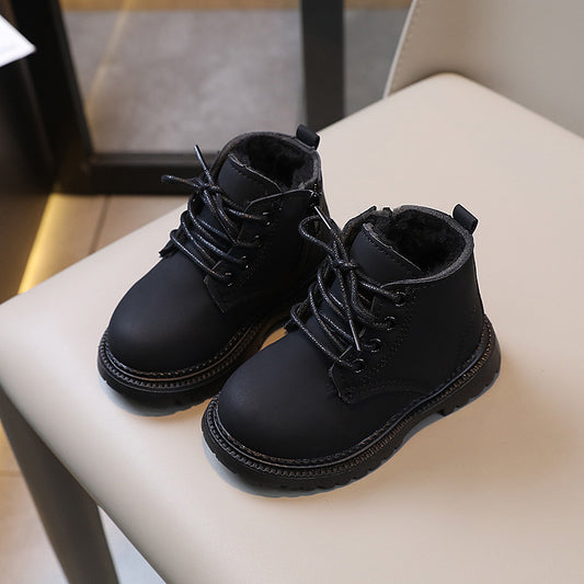 Buy Big Cotton Boys' Martin Boots with Side Zipper Winter Warm
Global swanky 3