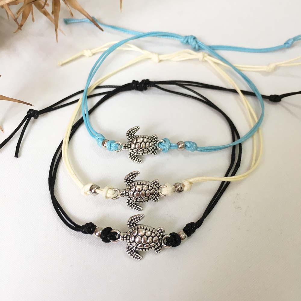 Buy Braided Rope Turtle Pendant Anklet Fashion Jewelry for Women global swanky 1