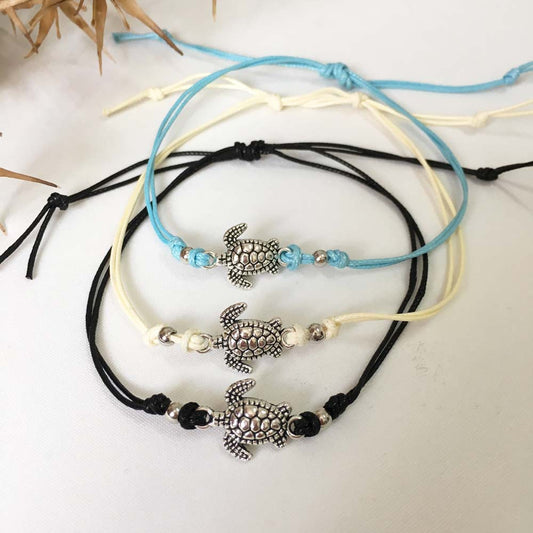 Buy Braided Rope Turtle Pendant Anklet Fashion Jewelry for Women global swanky 1