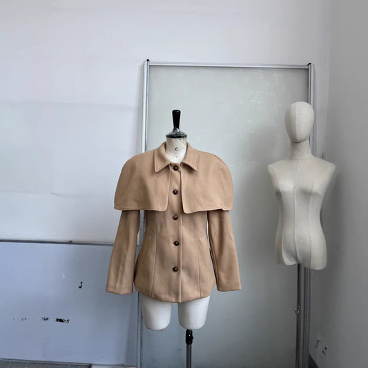 Buy British-style Patchwork Two-Piece Cinched Trench Coat Women global swanky 2