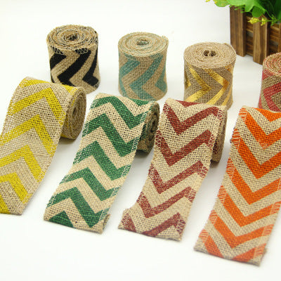 Buy Burlap Ribbon – Sturdy Burlap Roll for DIY and Decorations global swanky 1