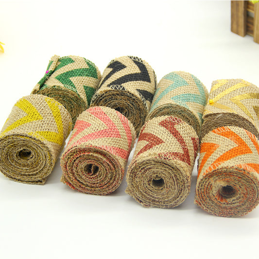 Buy Burlap Ribbon – Sturdy Burlap Roll for DIY and Decorations global swanky 2