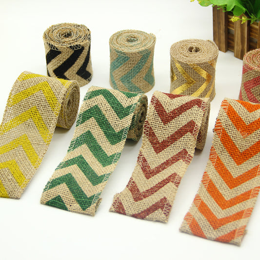 Buy Burlap Ribbon – Sturdy Burlap Roll for DIY and Decorations global swanky 3