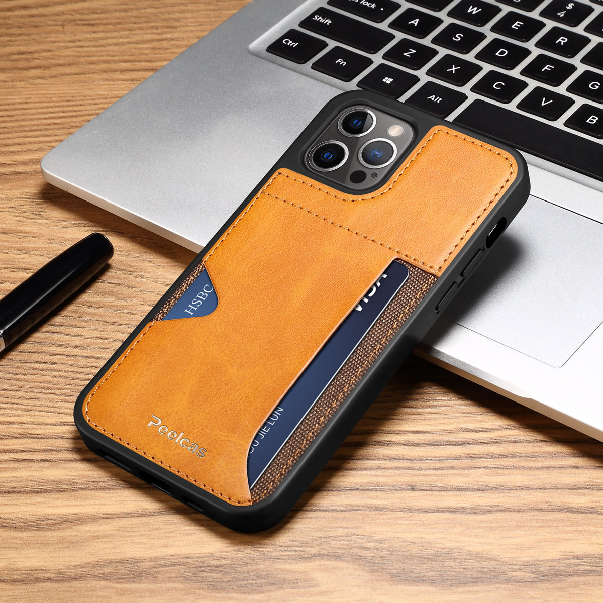 Buy Business Leather Card Phone Case – Back Cover for Smartphones globalswanky 01