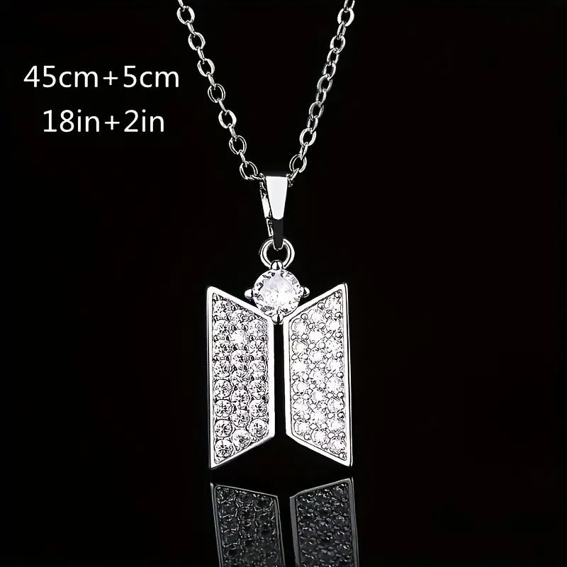 Buy Butterfly Zircon Necklace Pendant Personalized Trendy Accessory global swanky 3