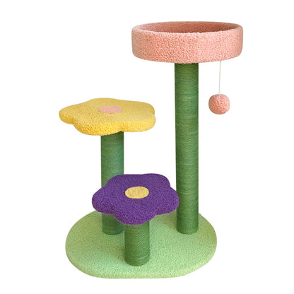 Buy Cat Tower Climbing Tree Scratch Board Wear-Resistant for Cats global swanky 3