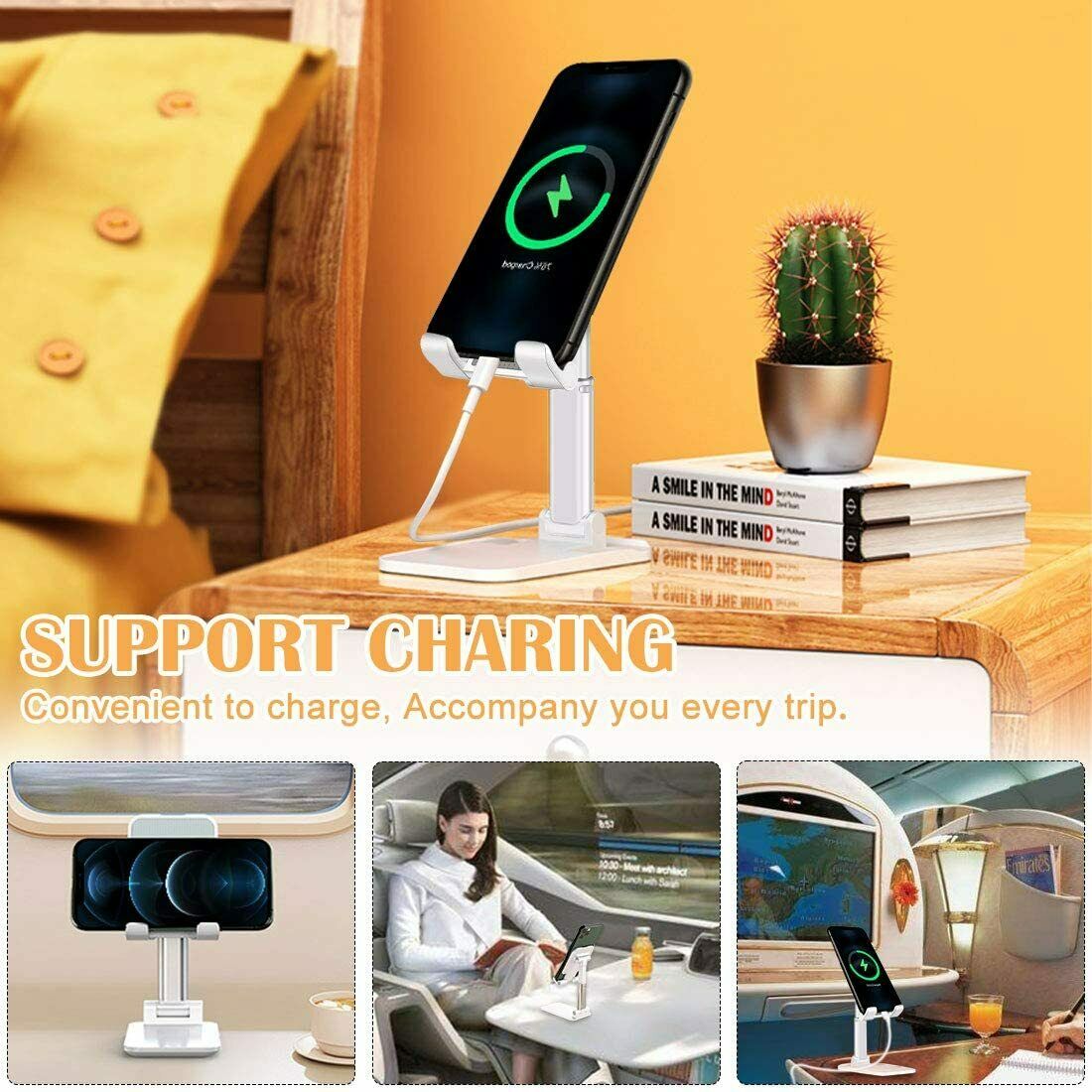 Buy Cell Phone Stand Desktop Holder Foldable Extend Tablet Stand global swanky 3