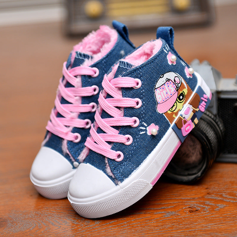 Buy Children’s Canvas Shoes Girls’ Sneakers Comfortable & Stylish global swanky 2