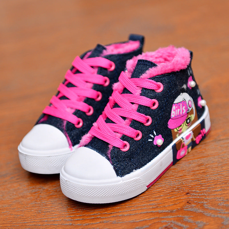 Buy Children’s Canvas Shoes Girls’ Sneakers Comfortable & Stylish global swanky 3